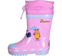 Playshoes Kinder Gummistiefel Maus & Elefant Rosa