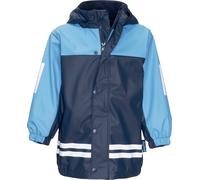 Playshoes Kinder Regen-Anzug mit Fleece-Futter marine