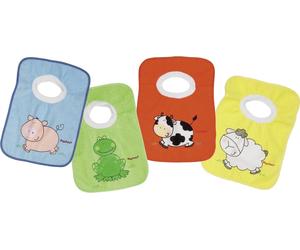 Playshoes Kinder Schlupf-Lätzchen 4er Pack Original