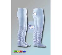 Playshoes Thermo tights with polar bear motif in blue and pink size 50 to 128
