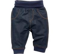 Schnizler Unisex Baby Baby sweatpants jeans look 800931, 7 - Blue, 92