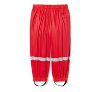 Playshoes Unisex Kids Matschhose Regenlatzhose Fleece-futter Pants Red Trousers, 116
