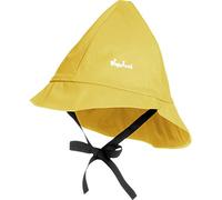 Playshoes Unisex Baby Regenmütze, Baumwollfutter Hat, Yellow, M UK