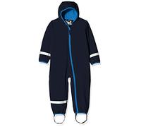 Playshoes Unisex Baby Softshell jumpsuit with fleece lining 430250, 11 - Navy, 92