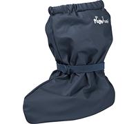 Playshoes Unisex Baby Waterproof Rain Footies with Fleece Lining, Navy-Blue, Small