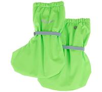 Playshoes Unisex Children's Rain Socks with Fleece Lining Rain Shoe, neon green, Medium