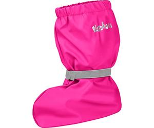 Playshoes Unisex Children's Rain Socks with Fleece Lining Rain Shoe, neon pink, Small