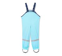 Playshoes Unisex Kids Mud Trousers, Rain Dungarees, Unlined Wind and waterproof rain pants rainwear