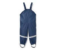 Playshoes Unisex Kids Mud Trousers, Rain Dungarees, Unlined Wind and waterproof rain pants rainwear