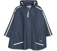 Playshoes Unisex Kid's Rain Cape Long Back Raincoat, Blue, 10 Years