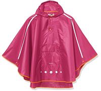 Playshoes Unisex Kids Rain poncho foldable rain jacket 408750, 40 - Berry, XL