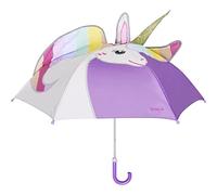 Playshoes Unisex Kids Unicorn umbrella 448706, 10 - Lilac, One size