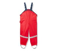 Playshoes Unisex Kids Waterproof Rain Trousers, Red, 140