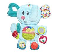 Playskool Fold ’n’ Go Elephant Tummy Time Toy for Babies from 3 Months Old, Blue (Amazon Exclusive)