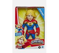 Playskool Heroes Mega Mighties Marvel Super Hero Adventures Captain Marvel, Collectible 25 cm Action Figure, Toys for Children Aged 3 and Up