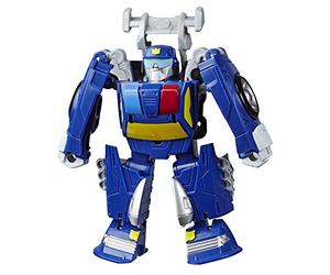 Playskool Heroes Transformers Rescue Bots Academy Chase the Police-Bot Converting Toy, 4.5-Inch Action Figure, Toys for Kids Ages 3 and Up