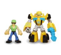 Playskool Heroes Transformers Rescue Bots BUMBLEBEE & GRAHAM BURNS Figures