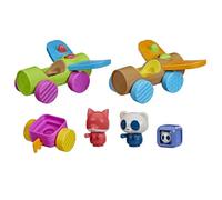 Playskool Roll and Go Critters Vehicle Toys for Toddlers Age 1 and Up, Includes 2 Vehicles, 2 Figures (Amazon Exclusive)