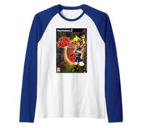 PlayStation 2 Jak and Daxter Cover Art Video Game Raglan Baseball Tee