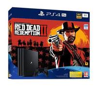 PlayStation 4 Pro 1000GB - Black + Red Dead Redemption II used