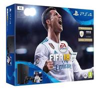 PlayStation 4 Slim 1000GB - Black + FIFA 18 used