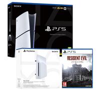 PlayStation 5 Digital Edition with Disc Drive and Resident Evil Requiem (PS5)