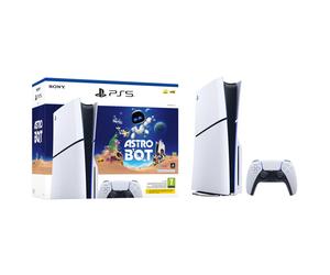 PlayStation 5 Disc Console & Astro Bot Bundle - 1TB SSD, DualSense Controller, Blu-ray Drive, Astro Bot Digital Code - EAN 711719586722