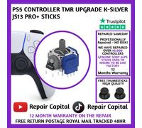 PlayStation 5 DualSense Stick Drift Repair | TMR UPGRADE KSILVER JS13 PRO STICKS