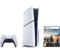 PlayStation 5 (Model Group - Slim) 1 TB with Battlefield 6 - White, White