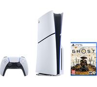 PlayStation 5 (Model Group - Slim) 1 TB with Ghost of Yotei™ - White, White