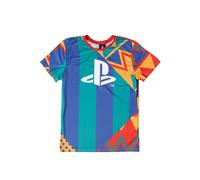 Playstation - AOP Blue - T-Shirt - blue - XL - 100% Polyester,Jersey XL