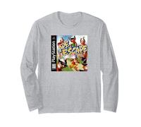 PlayStation Ape Escape PS1 Video Game Cover Art Long Sleeve T-Shirt