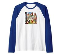 PlayStation Ape Escape PS1 Video Game Cover Art Raglan Baseball Tee