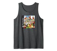 PlayStation Ape Escape PS1 Video Game Cover Art Tank Top