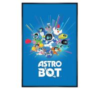 Playstation Astro Bot (Friends) Maxi Poster - Black Gloss Framed