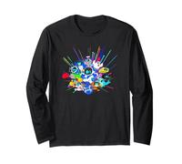 Playstation Astrobot And Friends Power Up Group Shot Long Sleeve T-Shirt