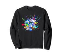 Playstation Astrobot And Friends Power Up Group Shot Sweatshirt