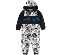 PlayStation Boys Grey Camo Print Controller Symbols Onesie - 9-10 Years