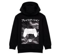 Playstation Boy's Hoodie (Kids Black) in Black | Size: 11-12 Years Playstation Black 11-12 Years