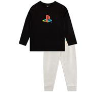 PlayStation Boys Long Sleeve Top and Joggers Set Daywear For Kids Black 7 to 8 Years