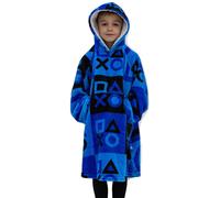 Playstation Check Wearable Hooded Fleece Blanket - Kids
