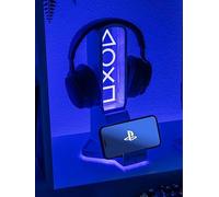 Playstation Desk Headphone Stand With Light Print