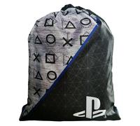 Playstation Drawstring Bag P.E. Gym School Swimming Sport Grey Black