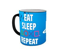 PlayStation Eat Sleep Repeat Heat Changing Mug