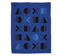 Playstation Fleece Dot Blanket in Bright Blue | Size: Crib Playstation Bright Blue Crib
