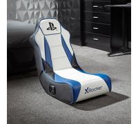 PlayStation Geist Floor Rocker Gaming Chair for Kids X Rocker White One Size