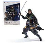 PlayStation Ghost of Tsushima 6 Jin Sakai Samurai Action Figure & 2 Accessories The Shapes Collection for PS5 Fans & Collectors Ages 17+