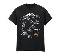 PlayStation Ghost of Yotei Official T-Shirt - Men's & Women's Black Tee | PlayStation Licensed Apparel | Premium Cotton | Gamer Gift (UK, Alpha, L, Regular, Regular)