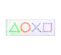 PlayStation Icons LED Neon Light - Officially Licensed Free Standing or Wall Mountable Light Sign - Game Room Accessories and Decor for Gamers | Paladone, Black