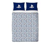 Playstation Icons Reversible Duvet Set White/blue (Single)
